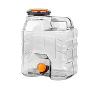 APLVFFZH Tanica per Acqua Brocca da Escursionismo Secchio Riutilizzabile Fusto per Bevande Corpo Trasparente per Controllo del Livello Adatto per Preparazione, 10 Litri