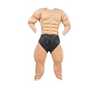 APLVFFZH Tuta Muscolare per Uomo, Moda, Petto Finto e Addominali, Abbigliamento Casual per sollevatori di Pesi