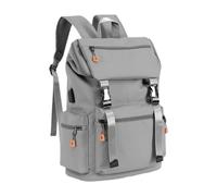 APLVFFZH Zaino casual Zaino da viaggio portatile per lavoro Campeggio Formazione Incontri, Grigio