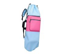 APLVFFZH Zaino Skateboard con Borsa Organizer Lunga Custodia per Longboard Borsa Pieghevole in Tessuto Oxford Impermeabile Resistente agli Strappi Adatto, Azzurro