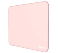 APM Mousepad - Tappetino per mouse per ufficio, dimensioni 25 x 21 x 0,3 cm, base in gomma antiscivolo, lavabile, bordi in tessuto durevole per mouse ottico, laser, gaming, ufficio, rosa, 571274