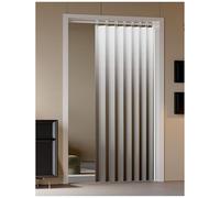 APMOE Cortinas Cocina Puerta con Barra, Tenda Divisoria per Interni con Botón Magnético Cortina Dormitorio Opaca per Salón Dormotorio Habitacion(B,55-80/curtain W100H200cm)