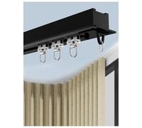 APMOE Curtain Track Invisibile Incasso Soffitto, Alluminio Ceiling Curtain Track System, 1-3M Binario per Tende Nascosto per Divisorio per Stanze Dimensioni Personalizzate