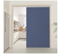 APMOE Tende Oscuranti per Porta, Tende Pieghevoli a Fisarmonica per Armadi Senza Porta Resistente all'Acqua Tenda Divisoria per Interni per Camera da Letto, Finestra, Bagno, Porta(Blu,100x200cm)