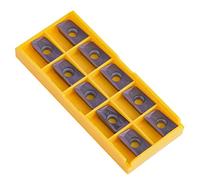 APMT1604PDER, Lama in Carburo M2 VP15TF, 10 Pezzi Punte in Carburo CNC Inserti Utensile per Tornitura con Scatola, Adatto per Acciaio 45, Acciaio A3, Acciaio Inossidabile 201, 304