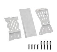 APMXQWIL Compatibile con ARRMA per Gorgon 1/10 Parti di Ricambio per Monster Truck RC, Piastra Paramotore in Acciaio Inox per Protezione Telaio Parti per Auto RC