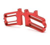 APMXQWIL Compatibile con Arrma per Infraction per Limitless F1 per Felony 1/7 RC Auto Parti Upgrade Supporto Doppio Motore in Alluminio Parti per Auto RC(Red)