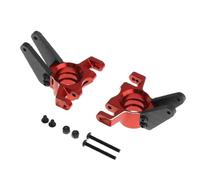 APMXQWIL Compatibile con Arrma per Kraton per Outcast per Mojave ARAC5043 1/10 1/8 RC Auto Parti Upgrade Blocco Sterzo Posteriore in Lega di Alluminio Parti per Auto RC(Red)
