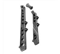 APMXQWIL Compatibile con ARRMA per Limitless per Infraction 6S per BLX 1/7 RC Car Upgrades Parts Lega di Alluminio Anteriore Posteriore per Rinforzo del Telaio Parti per Auto RC(Black)