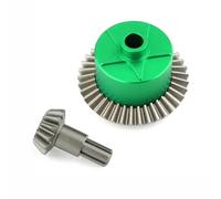 APMXQWIL Compatibile con Arrma per Senton per Kraton 1/10 RC Auto Parti Upgrade 1 Set Coperchio Differenziale Ingranaggio Anteriore Posteriore Acciaio Kit Parti per Auto RC(Green)