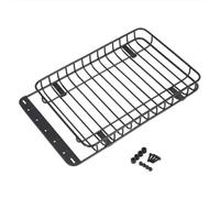 APMXQWIL Compatibile con Axial per SCX10 II III per Traxxas per TRX4 1/10 Accessori per Auto RC Crawler, Portapacchi in Metallo E Barre Portatutto Parti per Auto RC