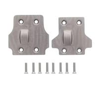 APMXQWIL Compatibile con BLX per Arrma per Kraton per Outcast 1/8 RC Car Parts Acciaio Inossidabile Anteriore E Posteriore per Piastra Paramotore di Protezione del Telaio Parti per Auto RC