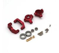 APMXQWIL Compatibile con FMS per Fire per Horse 1/18 RC Auto Aggiornamento Modifica Accessori Metallo C per Sedile Sterzo Coppa Parti per Auto RC(Red)