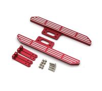 APMXQWIL Compatibile con FMS per Fire per Horse per EAZYRC per Desert 1/18 RC Remote Control Car Upgrade Accessori Pedali in Metallo Parti per Auto RC(Red)