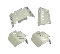 APMXQWIL Compatibile con Hyper Go per MJX H8H per Westward V1 V2 1/8 Rc Auto Anteriore in Acciaio Inossidabile Posteriore per Versione Piastra Paramotore Protezione Telaio Parti per Auto RC