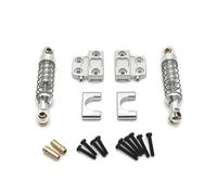 APMXQWIL Compatibile con MN82 LC79 1/12 RC Auto Parti di Aggiornamento Accessori Metallo Assale Posteriore Ammortizzatore E Fisso per Il Sedile Set di Staffe di Montaggio Parti per Auto RC(White)