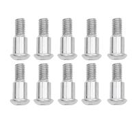 APMXQWIL Compatibile con SCX10 AR44 AR45 per Capra per Vanquish F10 H10 1/10 Ricambi per Auto RC da Arrampicata Viti A Spalla Testa Bottone Esagonale M3*4 * 10mm Parti per Auto RC(Silver)