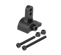 APMXQWIL Compatibile con SCX10 III AR45P 1/10 Ricambi Auto RC Arrampicata Supporto Sollevamento Collegamento Assale Regolabile Supporto Anti-accovacciamento Posteriore Parti per Auto RC(Black)