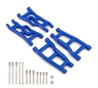 APMXQWIL Compatibile con Traxxas per Slash 2WD per VXL per Nitro per Slash Set di Bracci di Sospensione Anteriori E Posteriori per Auto RC 1/10 Parti per Auto RC(Blue)