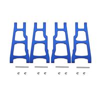 APMXQWIL Compatibile con Traxxas per Slash 4x4 per Rustler per Stampede Ricambi per Auto RC 1/10, 4 Pezzi, Bracci di Sospensione Inferiori Anteriori E Posteriori Parti per Auto RC(Blue)