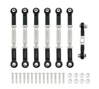 APMXQWIL Compatibile con Traxxas per Slash 4X4 per VXL per Rustler Parti di aggiornamento per Auto RC 1/10, tenditori, tiranti di Collegamento, Set di tiranti per Camber Parti per Auto RC(Black)