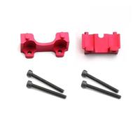 APMXQWIL Compatibile con Traxxas per Slash per E-Revo per Summit 1/16 RC Accessori per Ricambi Auto Supporto Ammortizzatore Anteriore E Posteriore in Metallo 7043 Parti per Auto RC(Red,1set)