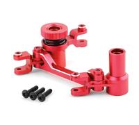 APMXQWIL Compatibile con Traxxas per UDR per Unlimited per Desert per Racer 1/7 RC Parti Sterzo in Metallo Manovelle A Campana dello Sterzo Braccio del Clacson del Servo 8543 Parti per Auto RC(Red)