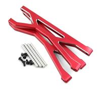 APMXQWIL Compatibile con Traxxas per X-Maxx 6S 8S 1/5 RC Car Monster Truck Parti Accessori 2 Pezzi Braccio di Sospensione Superiore Anteriore Posteriore in Metallo Parti per Auto RC(Red)