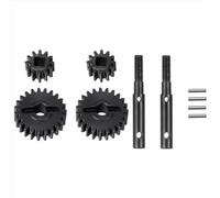 APMXQWIL Parti per Auto RC Compatibile con Axial per SCX10 III per Capra 1/10 RC Car Upgrades Parts Portal Axle Portal Gear Set 23T/12T E Portal Stub Axle