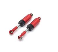 APMXQWIL Parti per Auto RC Compatibile con WPL C14 C24 B14 B24 per HengLong per FeiYu per JJRC RC Parti di Automobili Aggiornamento in Metallo Ammortizzatore Idraulico(Red)