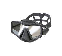 Apnea mask monolens silicone black mirror lenses