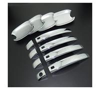 APNPCENEHZ Maniglia esterna Chrome Car Side Door Handle + Door Bowl Cover Trim Per Audi A4 B8 Q3 Q5 2008 2009 2010 2011 2012 2013 2014 2015 2016 2017(Complete Set)
