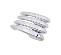 APNPCENEHZ Maniglia esterna Chrome Maniglia Di Portello Della Copertura Refit Accessori Auto Per Jeep Per Cherokee Per KL 2014 2015 2016 2017 2018 2019(Handle No Button)