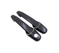 APNPCENEHZ Maniglia esterna Per Mustang Per Shelby Per GT GT500 2005-2014 In Fibra Di Carbonio Copertura Maniglia Di Portello Dell'automobile Accessori Per Auto Sricker(Handle 2 Door)