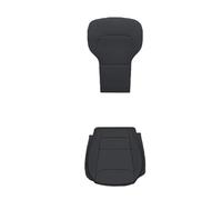 APNWVFO Coprisedili Auto Per Tesla Per Modello Y Per Juniper 2025 Cuscino Sedile PU Set Per Schienale Singolo Diviso Universale Per Quattro Stagioni(Black 2PCS)