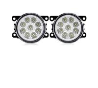 APNWVFO Fendinebbia Per Citroen Per Jumpy Per C-Crosser Per C4 Per Picasso C3 C5 C6 DS4 DS5 DS3 LED Fendinebbia Lampada 8000LM 30W 12V Impermeabile Faro fendinebbia(9 Led White)