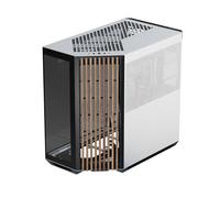 APNX V1 Custodia per PC ATX Mid-Tower a doppia camera ATX, pannelli in vetro panoramici, 10 slot per ventole, supporto radiatore da 360 mm, aspirazione angolare 16 cm x 2, supporto per ventola GPU,