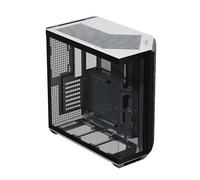 APNX V1 Custodia per PC ATX Mid-Tower a doppia camera ATX, pannelli in vetro panoramici, 10 slot per ventole, supporto radiatore 360 mm, aspirazione angolare 16cmx2 staffa ventola, supporto GPU,