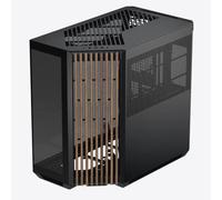 Case APNX V1-W-BK-v1 Tower Tempered Glass Nero/Legno
