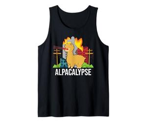 Apocalisse Alpaca Fine del Mondo Canotta