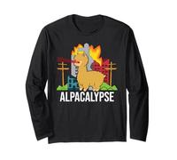 Apocalisse Alpaca Fine del Mondo Maglia a Manica
