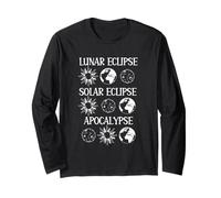 Apocalisse dell'eclissi solare dell'eclissi lun Maglia a Manica
