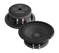 Apocalypse AP-M60SQL - Coppia di diffusori Midrange 600 W, 4 Ohm, colore: Nero