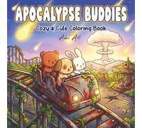 Apocalypse Buddies: Bold and Easy Coloring Book: Hilarious Survival Scenes featuring apocalyptic events in a funny way. For Adults Both Men and Women