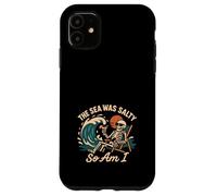 Apocalypso Dark Humor Beach Rave Fine del mondo Meme Tramonto Custodia per iPhone 11