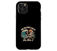 Apocalypso Dark Humor Beach Rave Fine del mondo Meme Tramonto Custodia per iPhone 11 Pro