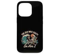 Apocalypso Dark Humor Beach Rave Fine del mondo Meme Tramonto Custodia per iPhone 13 Pro