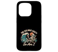 Apocalypso Dark Humor Beach Rave Fine del mondo Meme Tramonto Custodia per iPhone 15 Pro