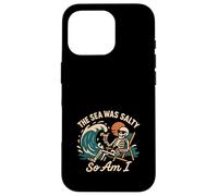 Apocalypso Dark Humor Beach Rave Fine del mondo Meme Tramonto Custodia per iPhone 16 Pro