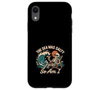 Apocalypso Dark Humor Beach Rave Fine del mondo Meme Tramonto Custodia per iPhone XR